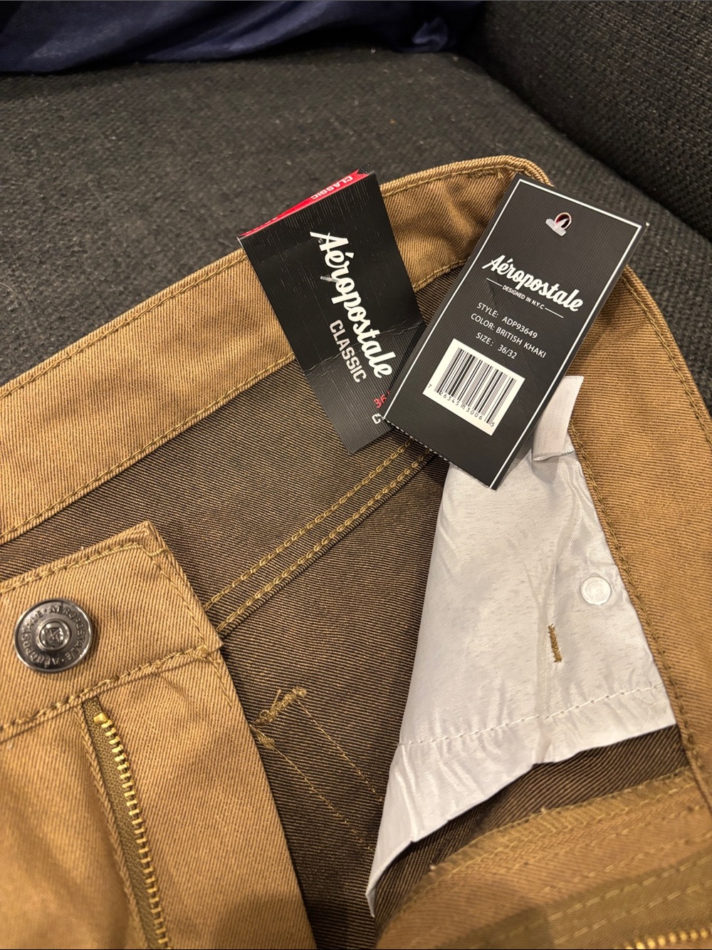 Aeropostale Brown/Tan Classic Chino Pants with Tags